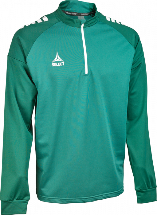 Select - Spain V25 Half-Zip Training Jacket - Verde & blanco