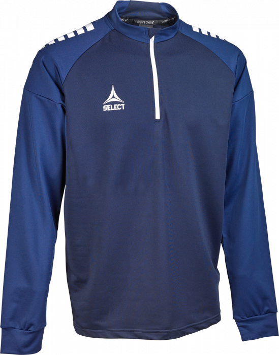 Select - Spain V25 Half-Zip Training Jacket - Azul marino & blanco