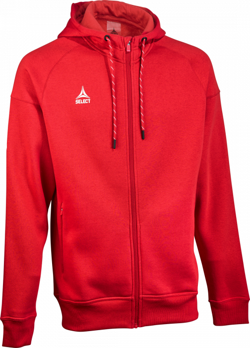 Select - Oxford V25 Hoodie M. Lynlås - Rød