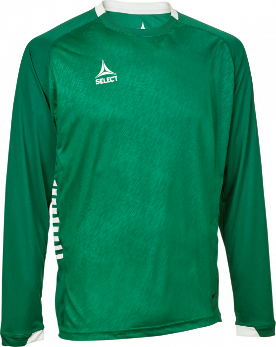 Select - Spain Long-Sleeved Playing Jersey - Verde & bianco