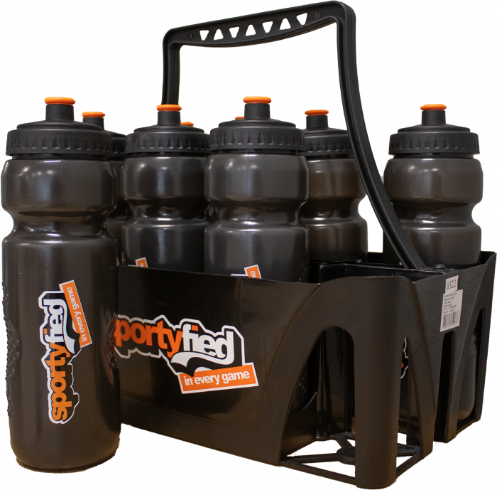 Sportyfied - Bottle Container W. 8 Bottles - Preto